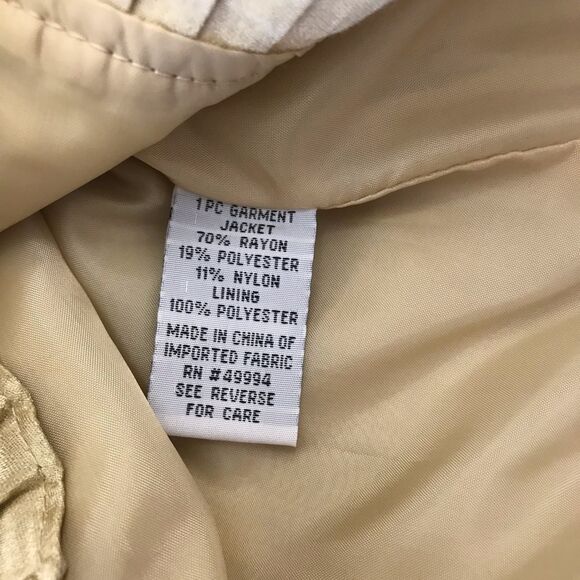 R&M Richards gold shimmer lightweight jacket / top - Picture 7 of 11